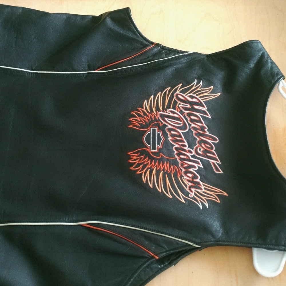 Harley Davidson ladies leather 2x vest